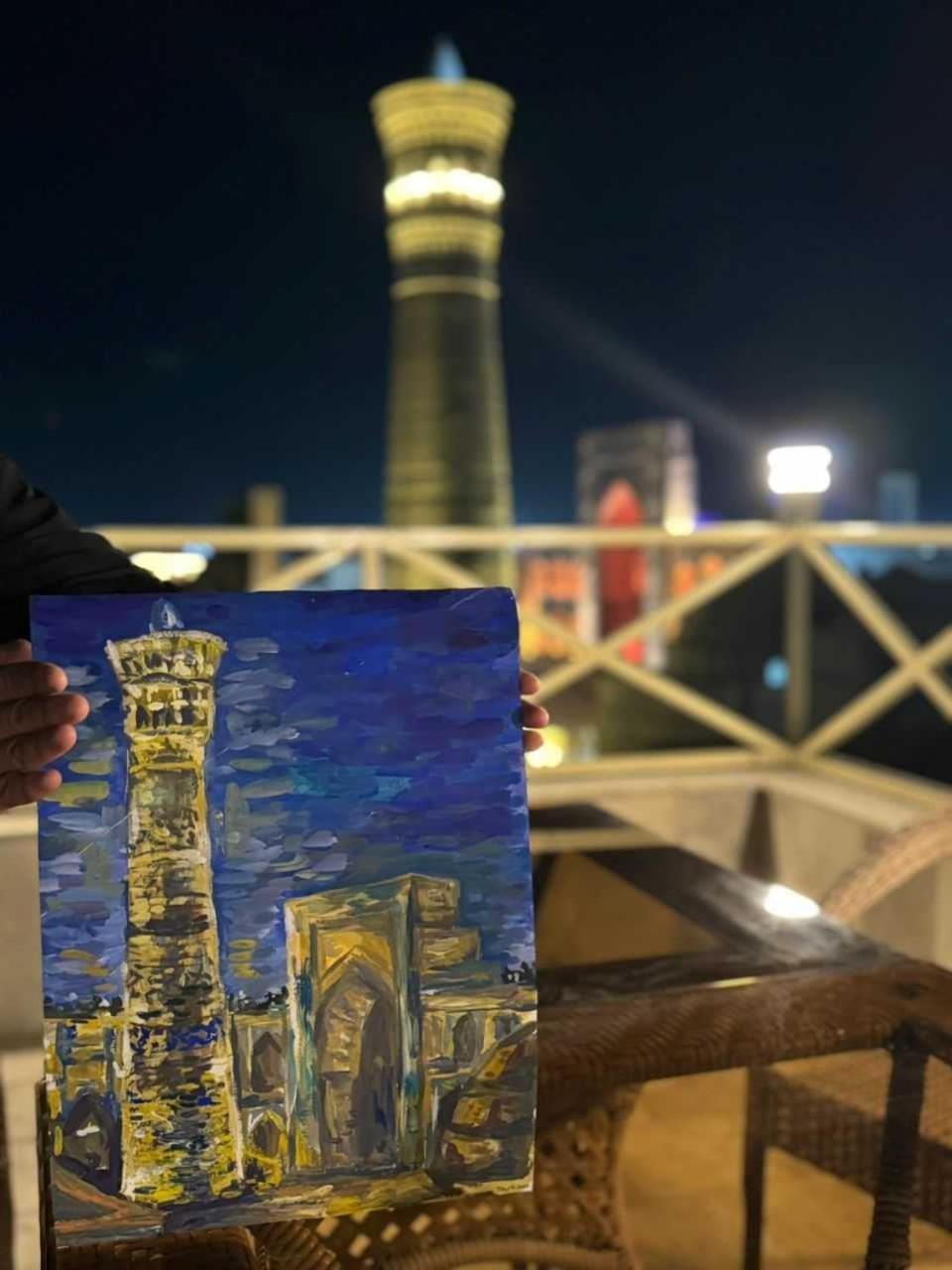 Poyi Kalon Teracce Hotel حلال Bukhara Esterno foto